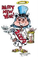 Happy New Year Clip Art drawing