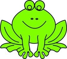 Green Frog Clip Art N21