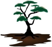 Cartoon Dead Tree drawing