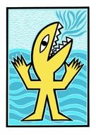 Dead Fish Cartoon drawing