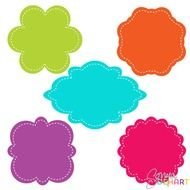Label Frame Clip Art N8