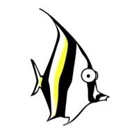 Zebra Fish Clip Art N2