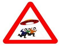UFO danger sign