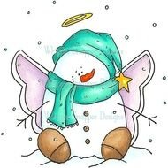 Cute Snow Angel Clip Art