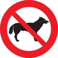 No Pets Allowed Sign N6