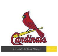 St Louis Cardinals Cross Stitch Pattern