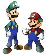 Pair of Mario And Luigi clipart