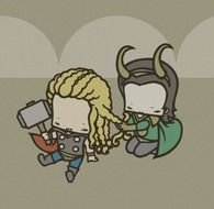 Thor And Loki Cartoon