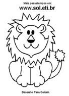 David And Lion Coloring Page