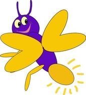 Cute Firefly Clip Art N2