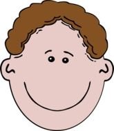 Girl With Brown Hair Clip Art N16