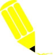 Blue Pencil Clip Art N6