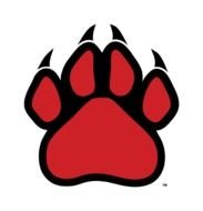 Red Panther Paw Logo