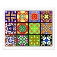 12 Different Tea Bag Tiles Origami Folding Personalized Flyer