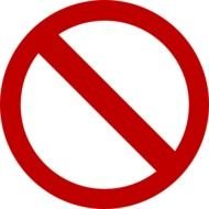 Dont Sign Clip Art
