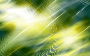 Yellow Green abstract drawing