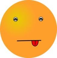 Sticking Tongue Out Smiley Face Clip Art N6