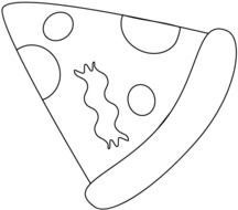 Pizza Coloring Pages N5