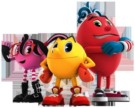 characters of Pac-Man and the Ghostly Adventures