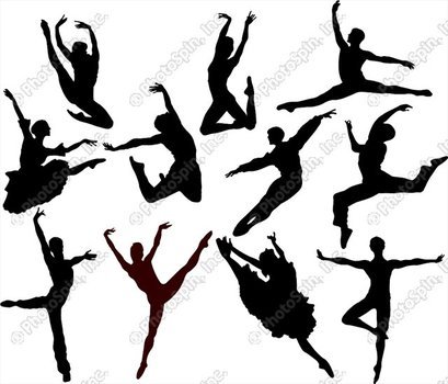 Ballet Dancer Silhouette Clip Art Free