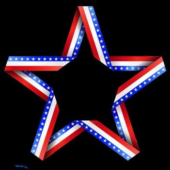 American Star Clip Art N6