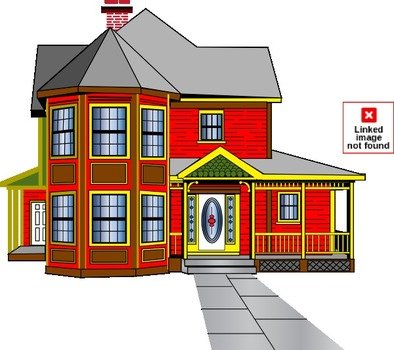 Row Of Houses Clip Art N3
