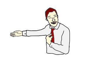 Man Pointing At Himself