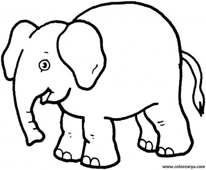 Dibujos Para Pintar Elefante 91