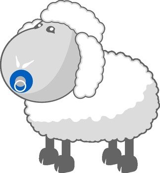 Cartoon Sheep Clip Art N58