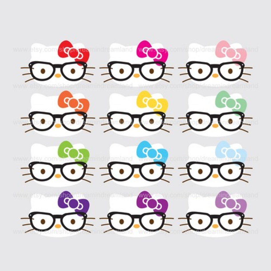 Printable Nerd Glasses Clip Art