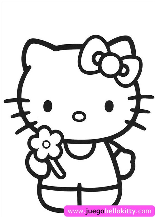 Juego De Pintar A Hello Kitty
