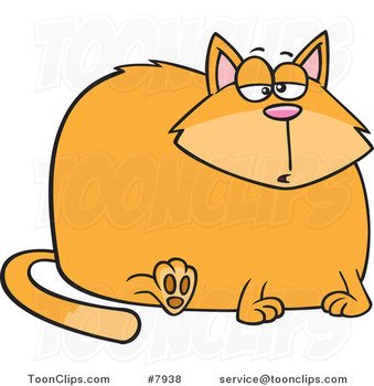 Fat Cat Clip Art N26