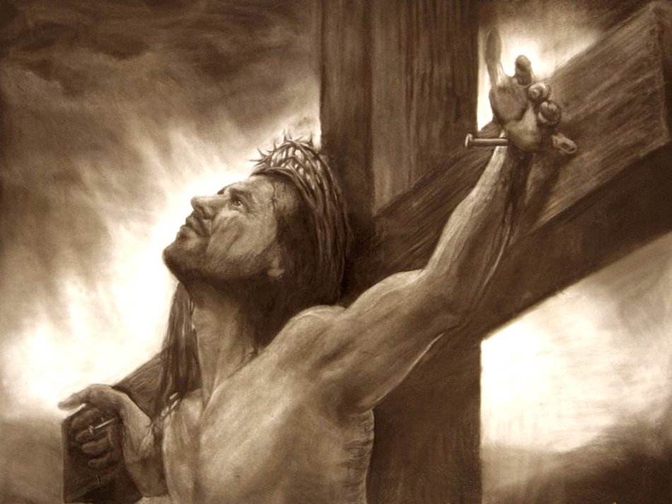Jesus On The Cross Drawing