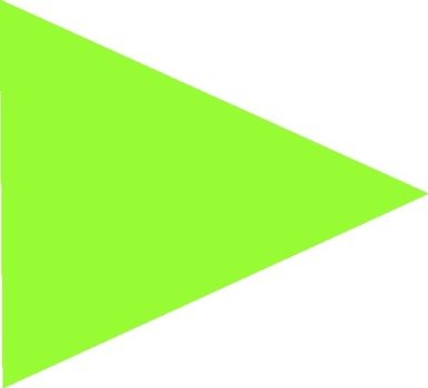Green Triangle Clip Art N3