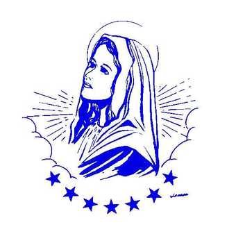 Blessed Virgin Mary Clip Art N12