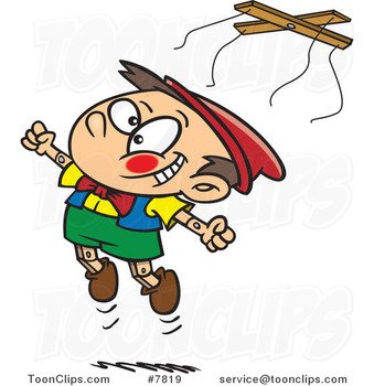 Cartoon Boy Jumping N4