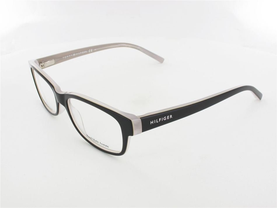 black and white stylish eyeglasses