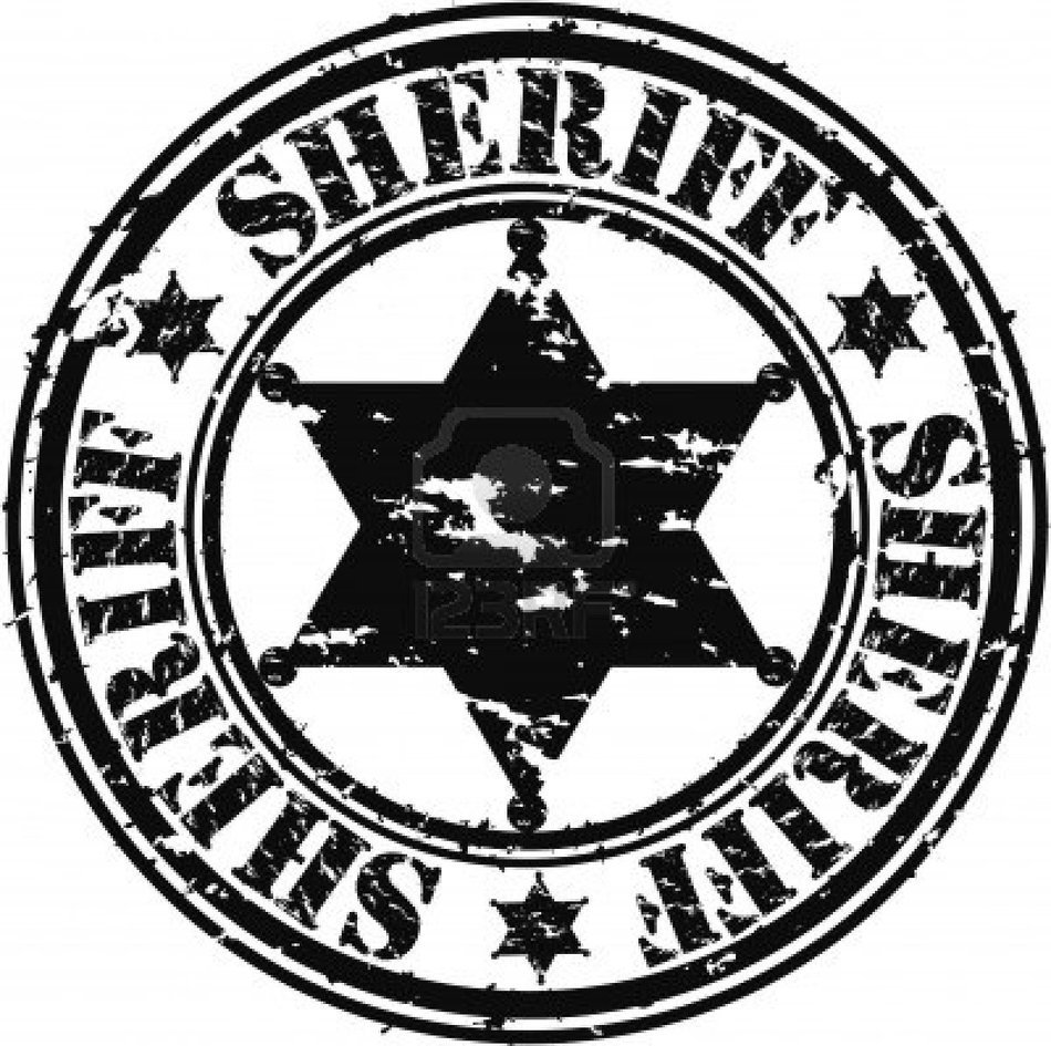 sheriff as a graphic illustration