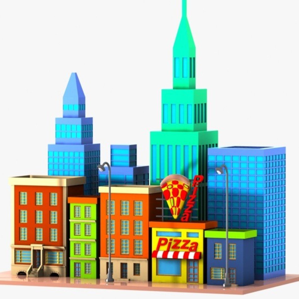 Cartoon City Street