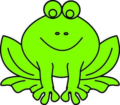 Green Frog Clip Art N21