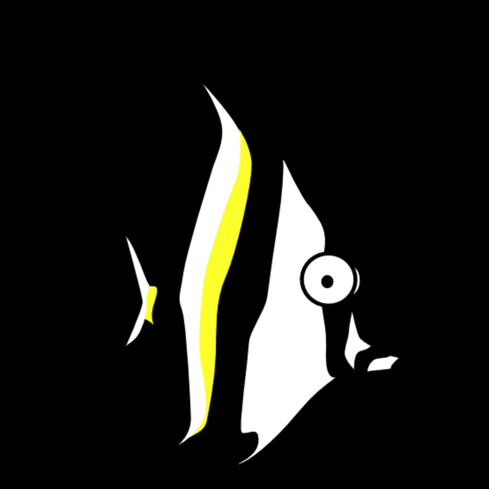 Zebra Fish Clip Art N2