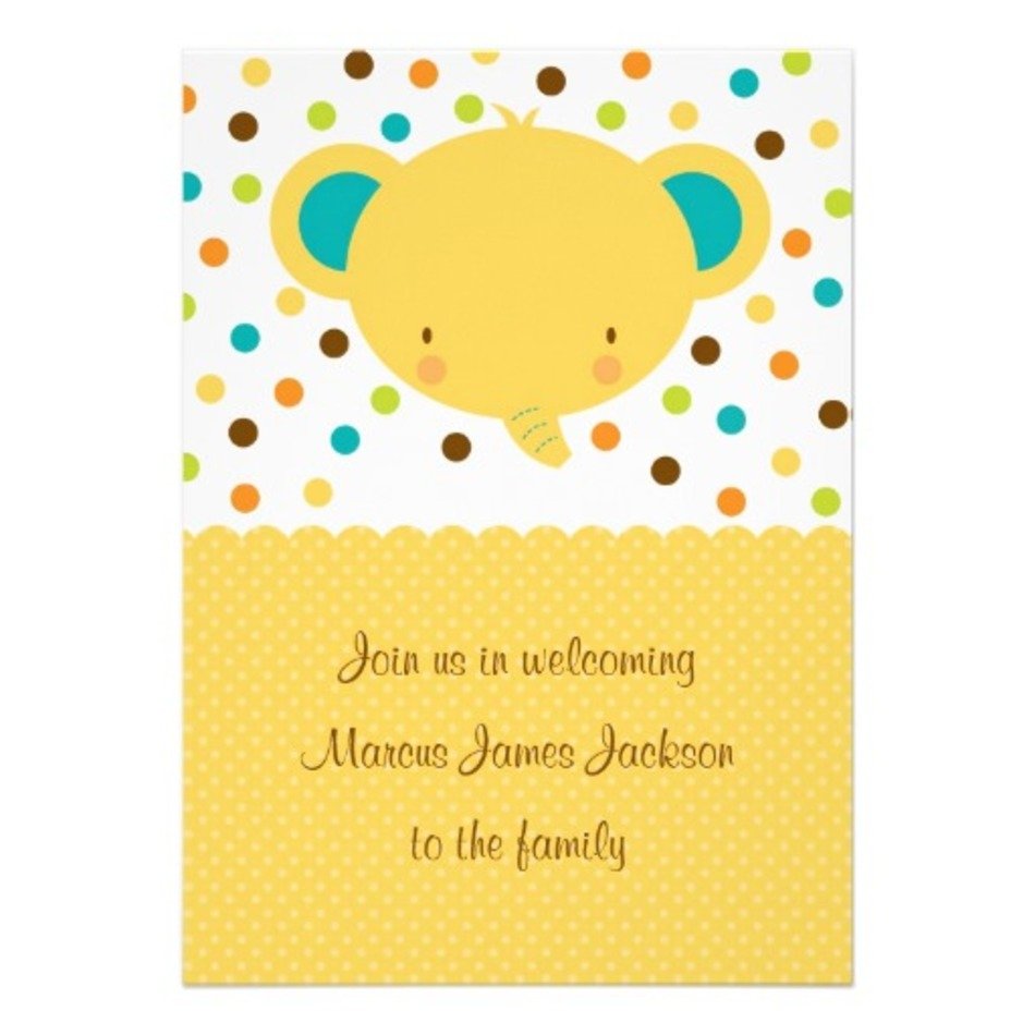 Welcome Baby Party Invitations