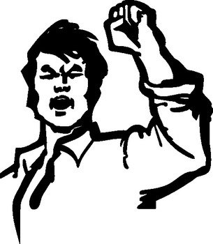 Raised Arm Clip Art N3