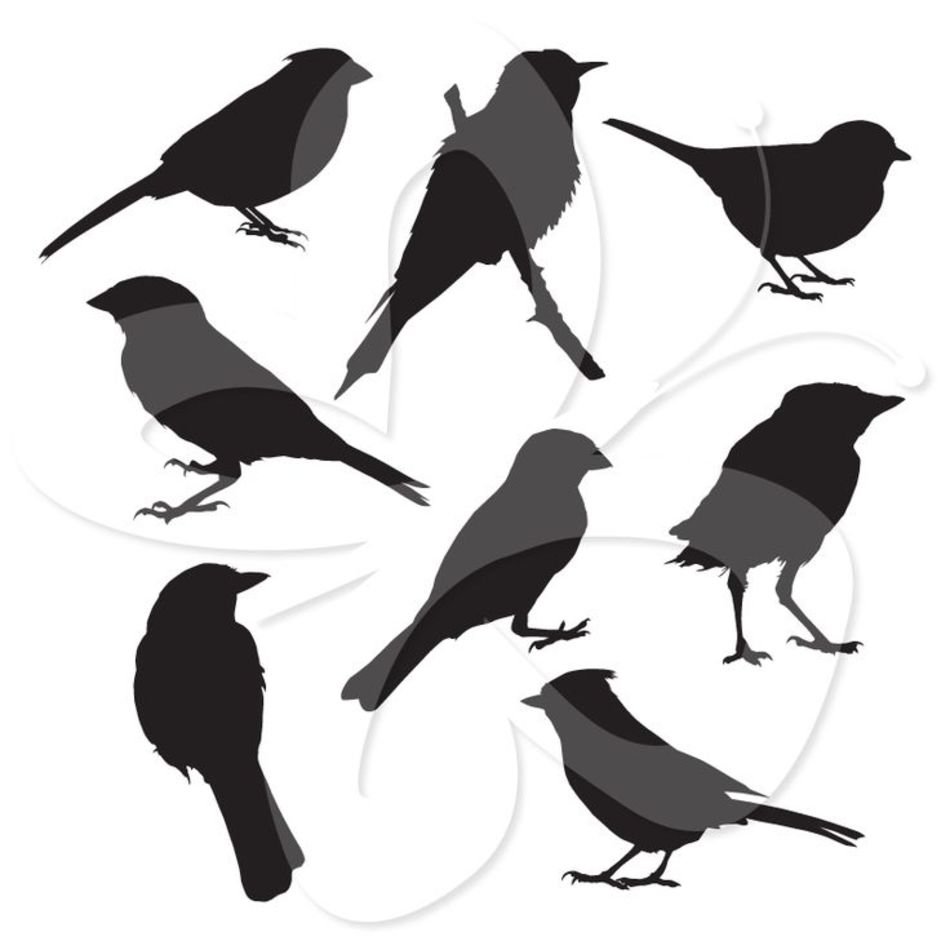 Bird Silhouette Clip Art N54