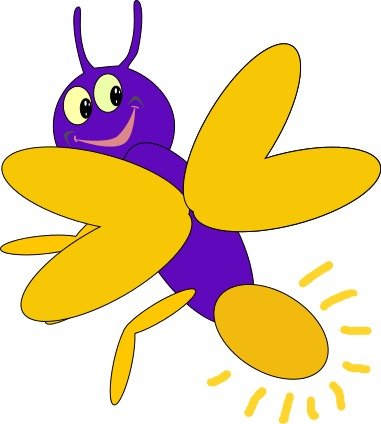 Cute Firefly Clip Art N2