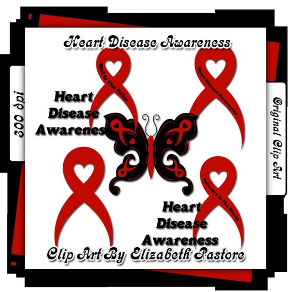 Heart Awareness Month Clip Art N3