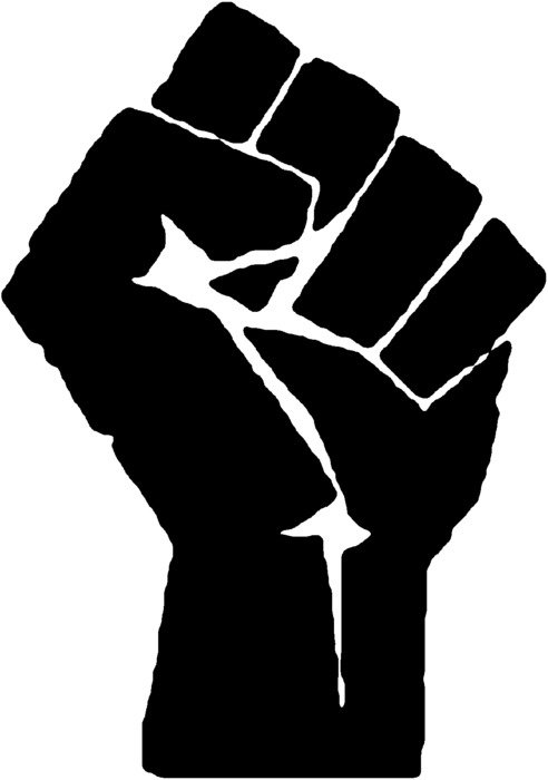 Black bigFist drawing