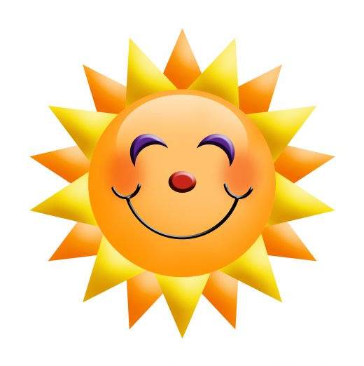 Sunshine Smiley Face Clip Art N6 free image download