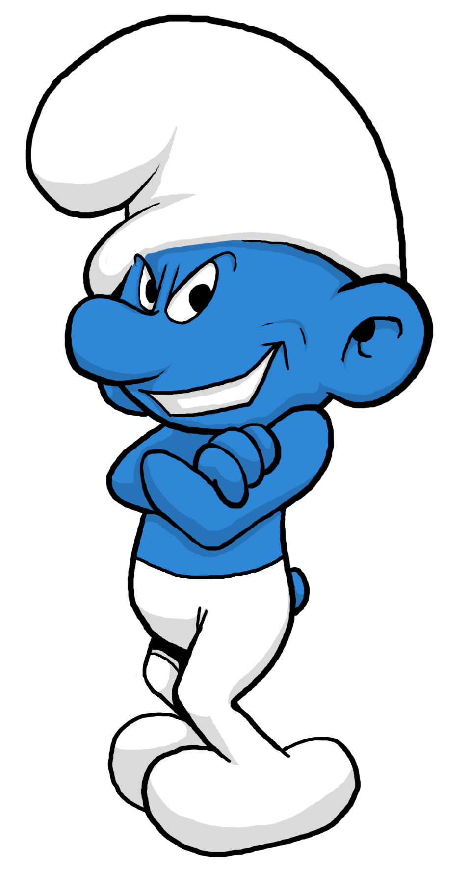 Angry Smurf free image download