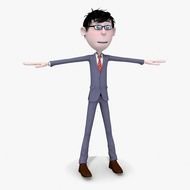 Skinny Man Cartoon N12